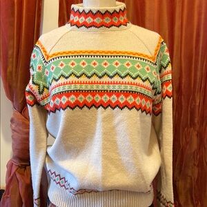 MOSCHINO Colorful vintage Patterned women Sweater